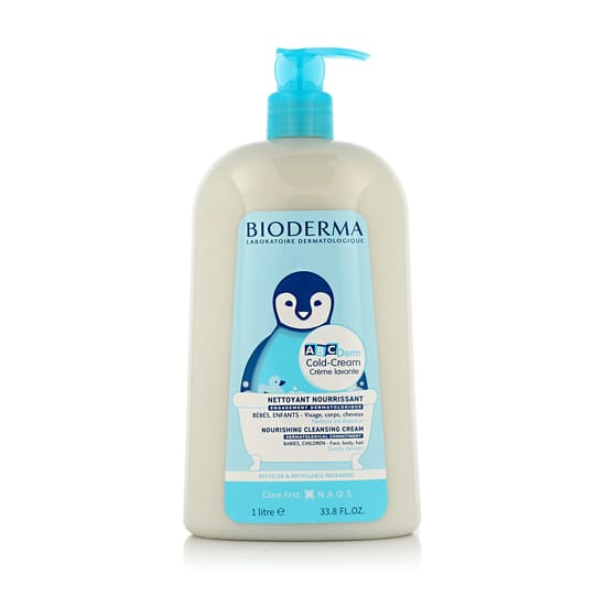 Nourishing bioderma abcderm cold-cream cleansing cream 1000 ml