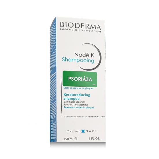 Флакон шампуня Bioderma Nodé K с мягкой и эффективной формулой