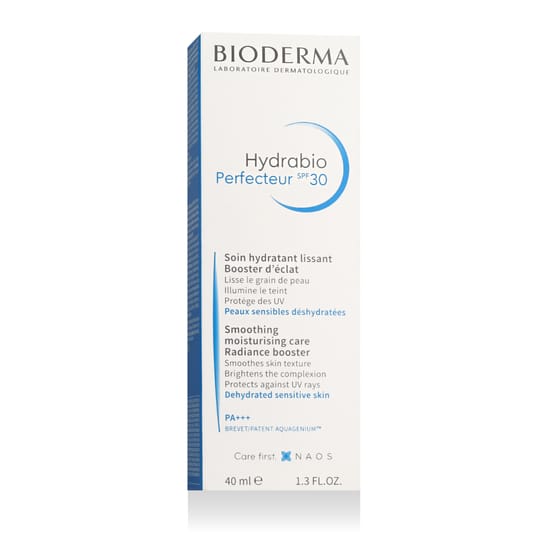Bioderma Hydrabio Radiance Booster SPF 30 niisutav kreem pakendis