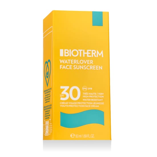 Бутылка Biotherm Waterlover Face Sunscreen SPF 30 для защиты от солнца