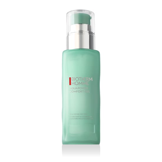 Moisturizing gel Biotherm Homme Aquapower Comfort Gel in packaging