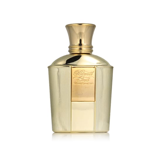Blend Oud Gold Oud EDP parfüümi pudel elegantse ja luksusliku disainiga
