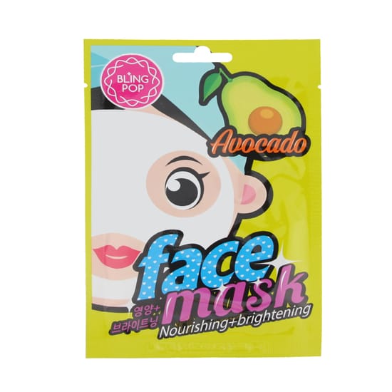 Bling Pop Avocado Nourishing & Brightening Mask Packaging