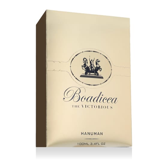 Elegant bottle of Boadicea the Victorious Hanuman Pure Perfume, reflecting a refined unisex fragrance