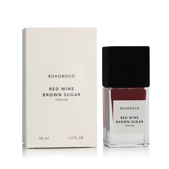 Elegant bottle of Bohoboco Red Wine Brown Sugar Parfum