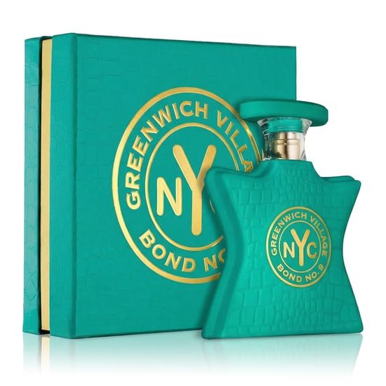 Bond No. 9 Greenwich Village EDP parfüümi pudel lähedalt