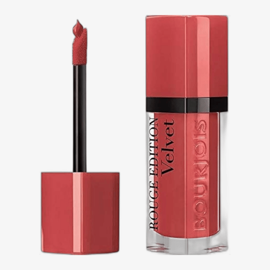 Bourjois Paris Rouge Edition Velvet (04 Peach Club) lipstick tube