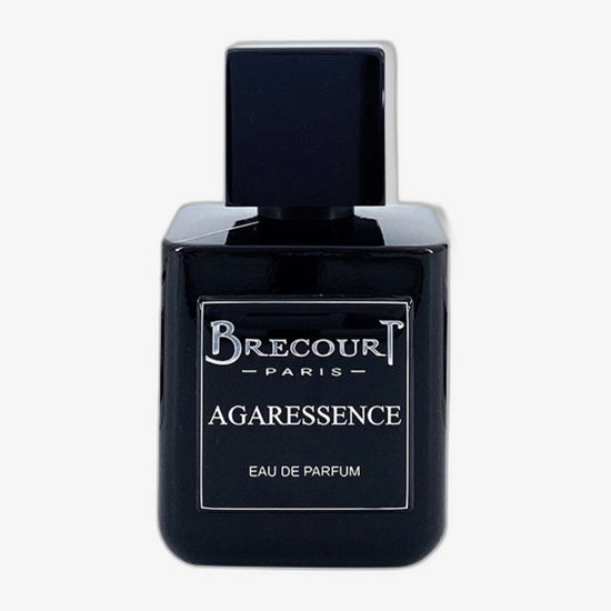 Original packaging of Brecourt Agaressence EDP Elegant bottle of Brecourt Agaressence EDP