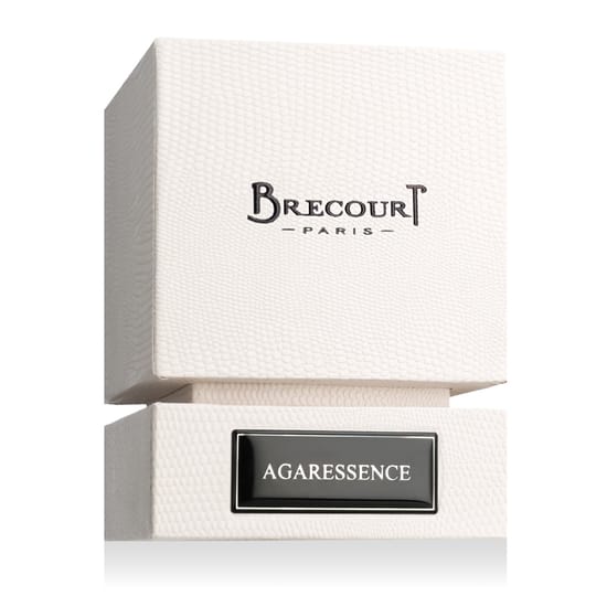 Original packaging of Brecourt Agaressence EDP Elegant bottle of Brecourt Agaressence EDP