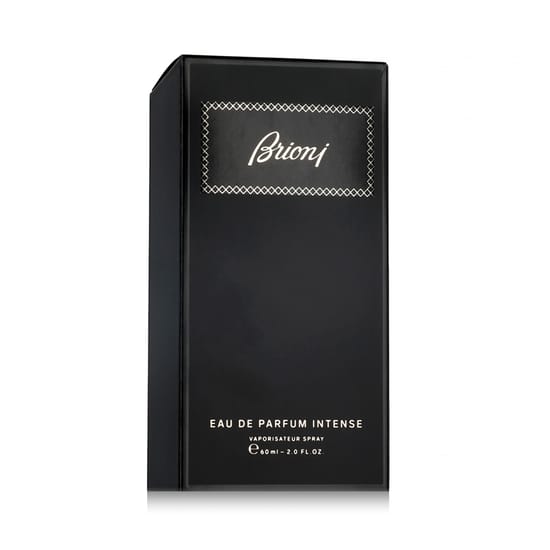 Originaalpakend Brioni EDP Intense lõhnale Brioni EDP Intense parfüümi pudel ja pakend