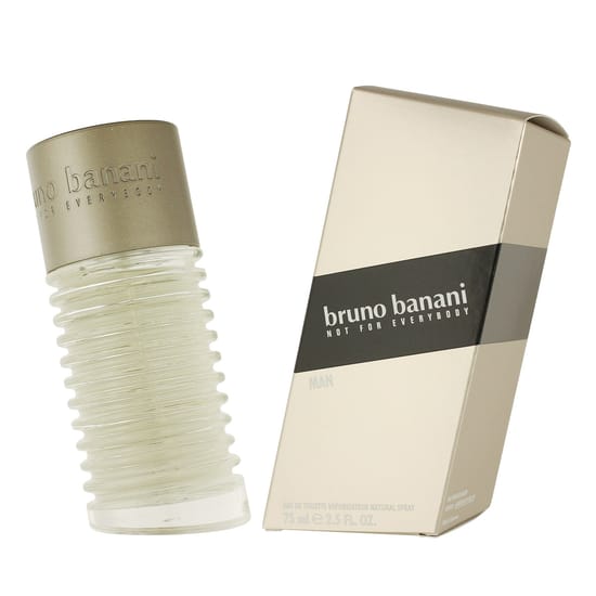 Bottle of Bruno Banani Man EDT with a unique design