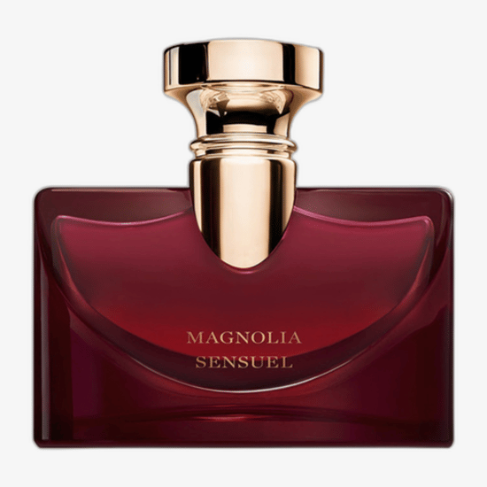 Флакон парфюма Bvlgari Splendida Magnolia Sensuel EDP крупным планом