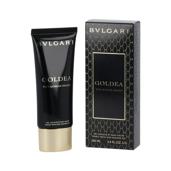 Elegant packaging of Bvlgari Goldea The Roman Night Shower Gel