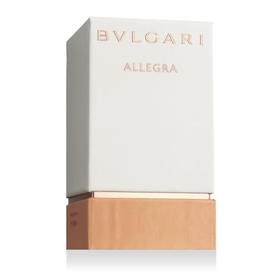Elegant bottle of Bvlgari Allegra Magnifying Myrrh Essence EDP