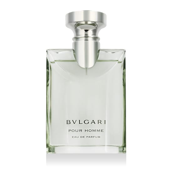 Close-up of Bvlgari Pour Homme EDP bottle