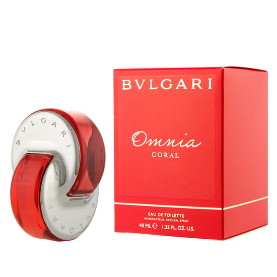 Bvlgari Omnia Coral EDT lõhn minimalistlikus pudelis