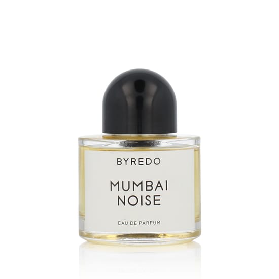 Close-up of the Byredo Mumbai Noise EDP bottle
