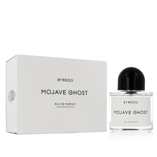 Бутылка парфюма Byredo Mojave Ghost EDP вблизи
