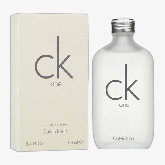 Calvin Klein CK One EDT 100 ml bottle with matching shower gel