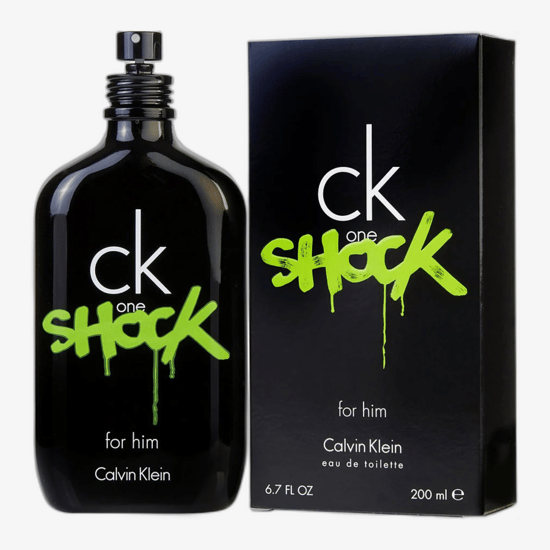 Флакон calvin klein ck one shock for him edt крупным планом