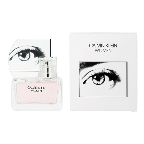 Elegant close-up of Calvin Klein Women EDP 50 ml bottle