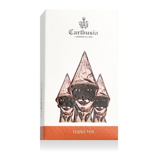 Close-up of Carthusia Terra Mia EDP bottle