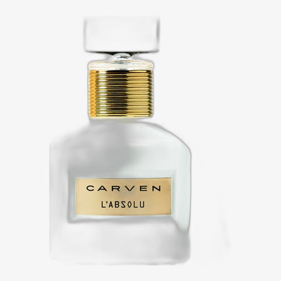 Close-up of Carven L'Absolu EDP perfume bottle
