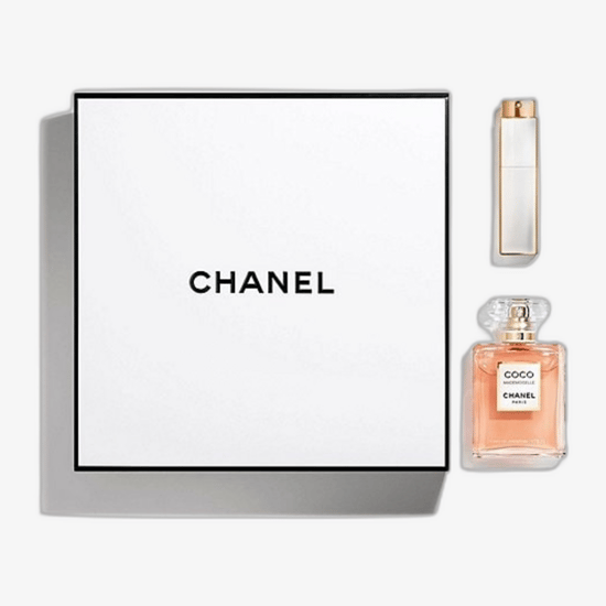 Миниатюрный флакон Chanel Coco Mademoiselle, крупный план