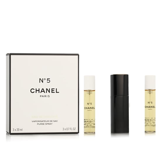 Chanel No 5 EDT 20 ml with two 20 ml refill bottles