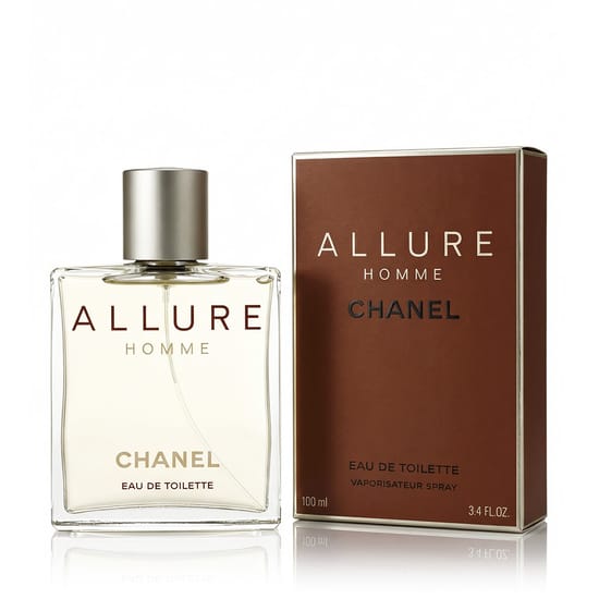 Original packaging of Chanel Allure Homme EDT Bottle of Chanel Allure Homme EDT in elegant design