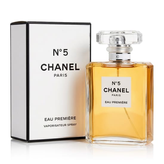 Chanel No 5 Eau Premiere EDP pudel lähedalt