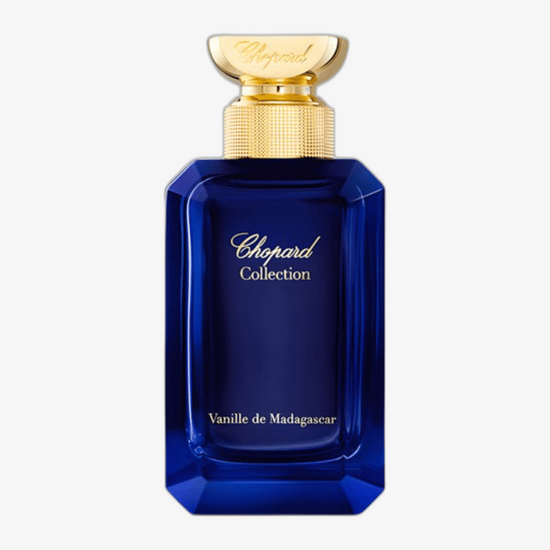 Close-up of Chopard Vanille de Madagascar EDP bottle