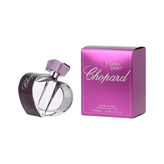 Close-up of Chopard Happy Spirit perfume bottle