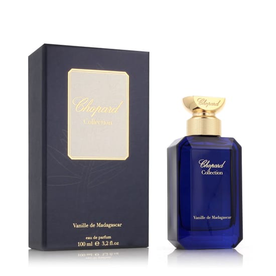 Close-up of Chopard Vanille de Madagascar EDP bottle