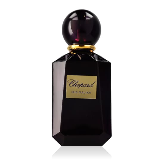 Бутылка Chopard Imperiale Iris Malika EDP крупным планом