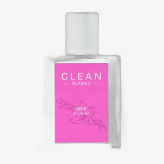Clean Classic Skin & Vanilla EDT pudel lähivaates