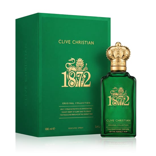 Elegant bottle of Clive Christian 1872 For Men Parfum
