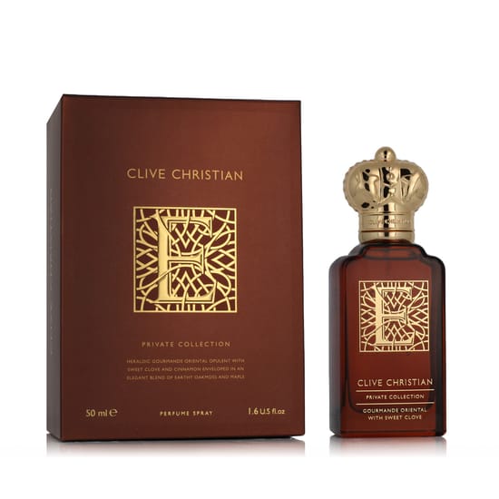 Elegant bottle of Clive Christian E for Men Gourmand Oriental