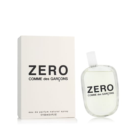 Упаковка оригинального аромата COMME des GARCONS Zero EDP Флакон аромата COMME des GARCONS Zero EDP