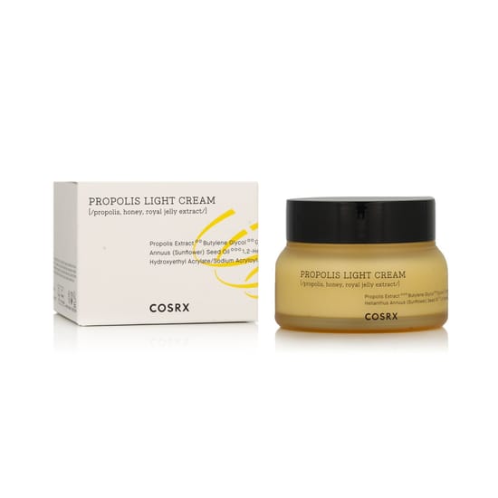 Close-up of COSRX Full Fit Propolis Light Cream jar