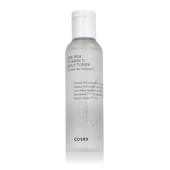 Bottle of COSRX AHA/BHA Vitamin C Daily Toner