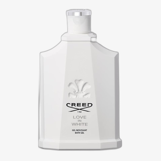 Elegant bottle of Creed Love in White Perfumed Shower Gel