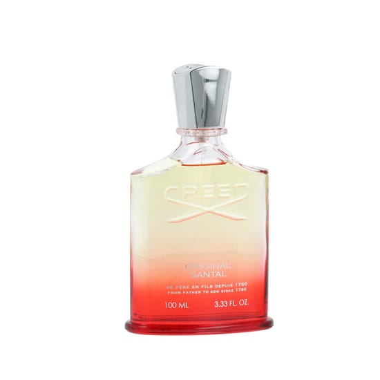 Close-up of Creed Original Santal EDP bottle