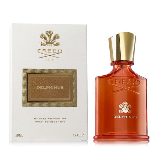 Bottle of Creed Delphinus EDP up close