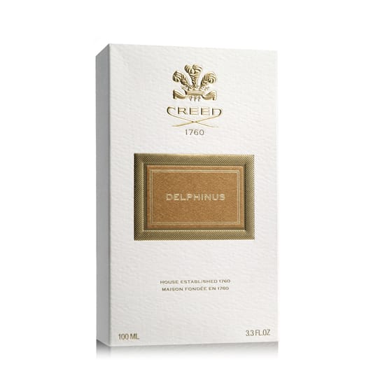 Bottle of Creed Delphinus EDP up close