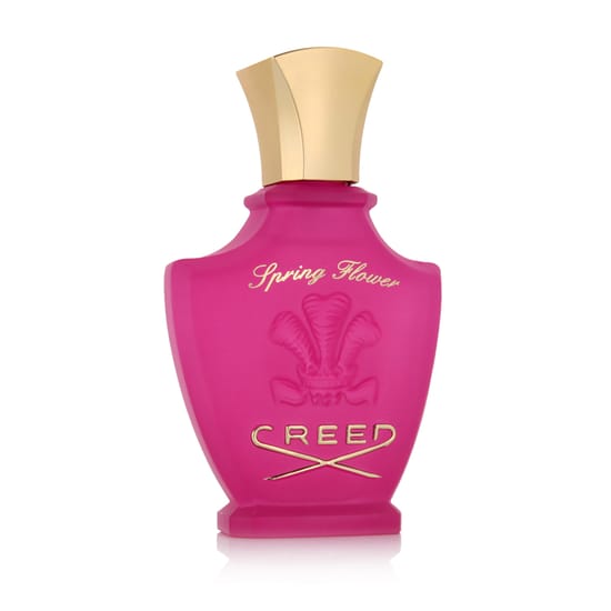 Bottle of Creed Spring Flower EDP close-up