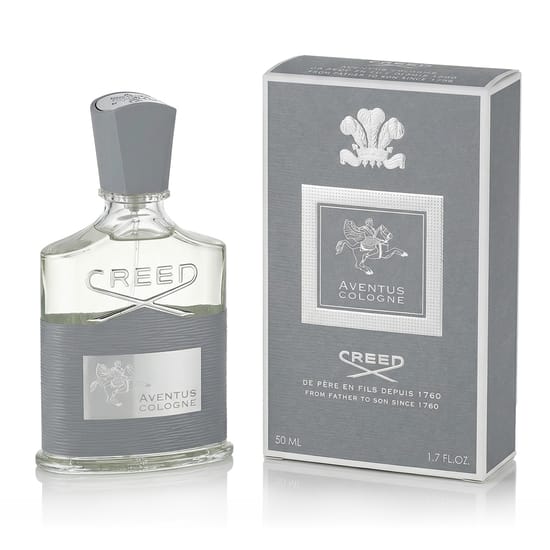 Creed Aventus Cologne EDP bottle, minimalist presentation