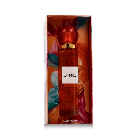 Close-up of C-thru harmony bliss edt perfume bottle
