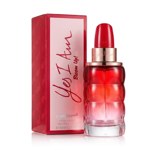 Флакон Cacharel Yes I Am Bloom Up! EDP крупным планом