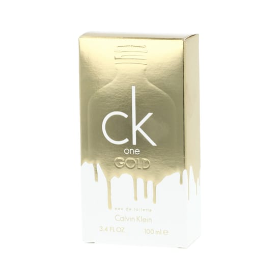 Bottle of Calvin Klein Ck One Gold EDT up close